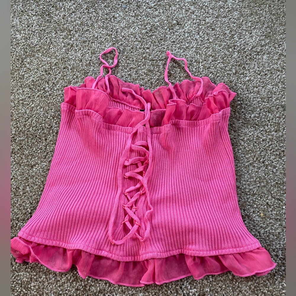 Discontinued cider crop top, medium